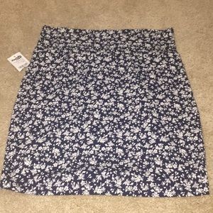 Charlotte Russe Flowered mini skirt
